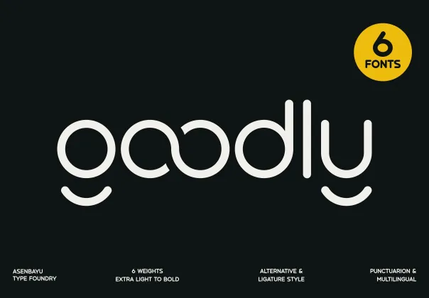 خانواده فونت گودلی | Goodly