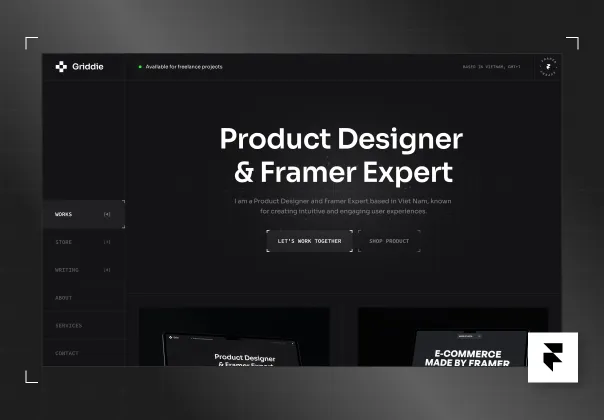 قالب سایت شخصی گریدی | Griddie