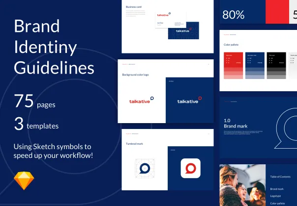 برند بوک و راهنمای استایل توکاتیک | Talkative