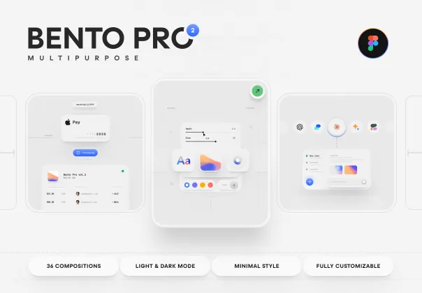 بنتو پرو ۲.۰: کیت رابط کاربری چندمنظوره | Bento Pro