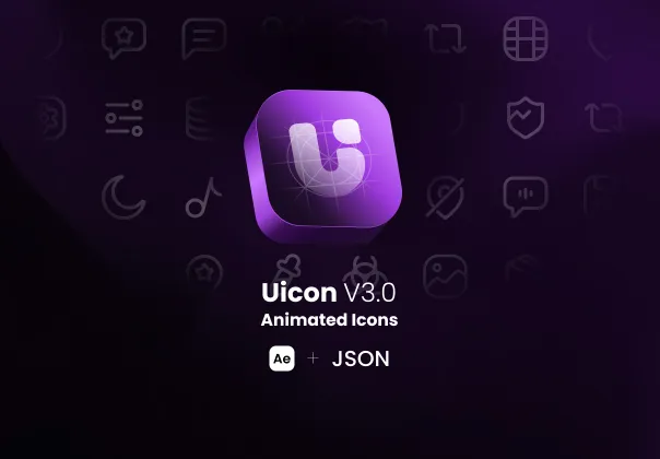 آیکون‌های متحرک یویکن v۳.0 | Uicon 