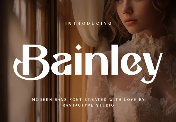فونت زنانه مدرن باینلی | Bainley