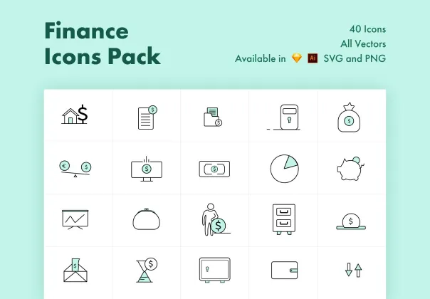 آیکون‌های مالی | Finance Icons