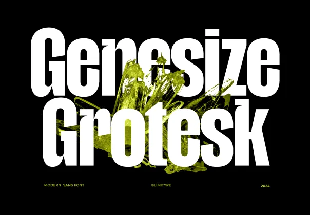 فونت سنس سریف Genesize Grotesk