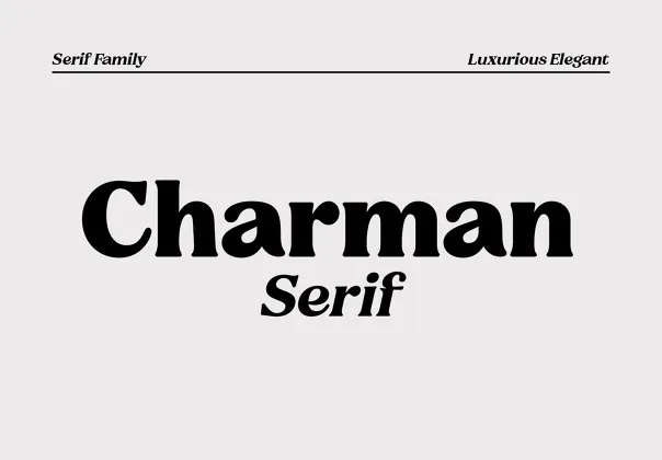 فونت سریف چرمین | Charman Serif