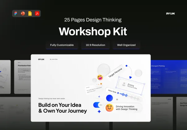 کیت ارائه تفکر طراحی | Ipsum