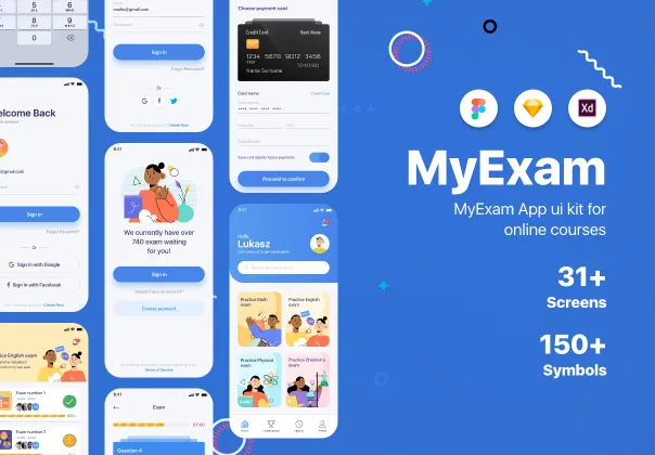 کیت UI اپلیکیشن امتحان من | My Exam