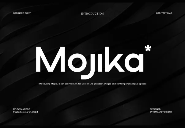 فونت سنس سریف موجیکا | Mojika