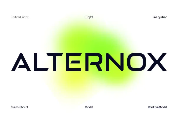 خانواده فونت آلترنوکس | Alternox