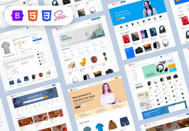 کتابخانه UI فروشگاهی برای توسعه‌دهندگان | E-Commerce UI