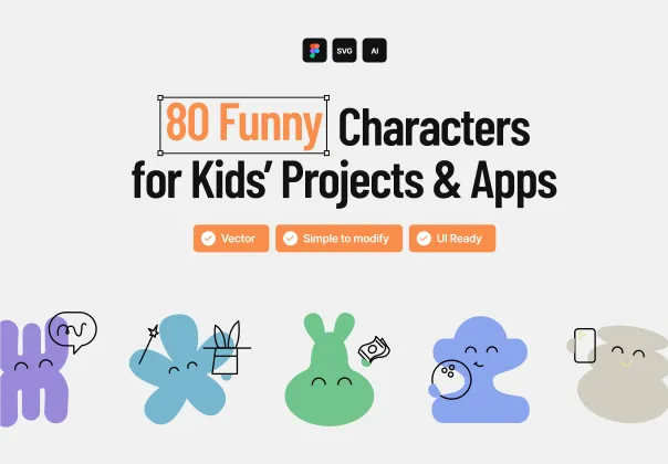 ایلوستریشن‌های کاراکتر فانی | 80 Funny Character Illustrations