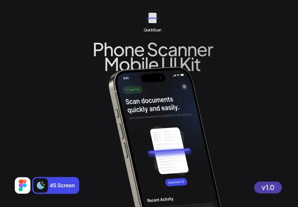 کیت UI اسکنر گوشی کوییک‌اسکن | QuickScan