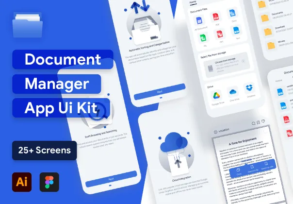 کیت UI اپلیکیشن مدیر اسناد | Document Manager