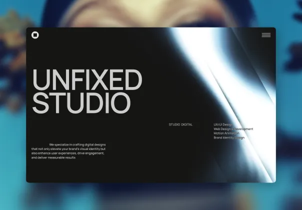 پورتفولیو آژانس استودیویی مینیمال UNFIXED