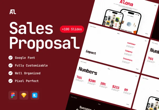 الونا - قالب ارائه پیشنهاد فروش | Alona