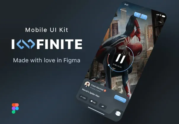 کیت UI پورتفولیو اینفینیت | Infinite