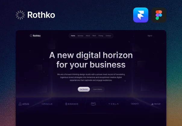 قالب فیگما و فریمر Rothko