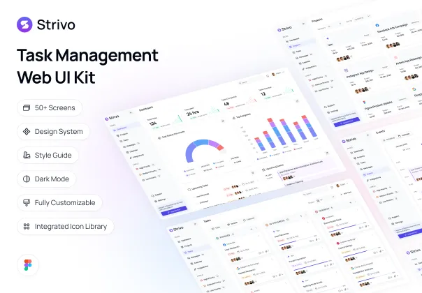 Strivo - قالب مدیریت وظایف و پروژه