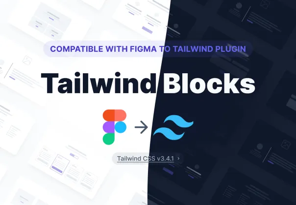 بلوک‌های تیلویند برای فیگما | Tailwind Blocks
