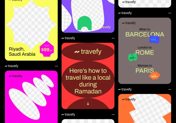 قالب‌های شبکه‌های اجتماعی تراویفی برای فیگما | Travefy