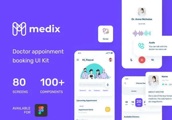 کیت UI مدیکس | Medix UI Kit