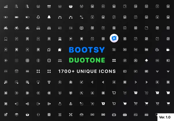 مجموعه آیکون دو‌تون بوتسی | Bootsy Duotone